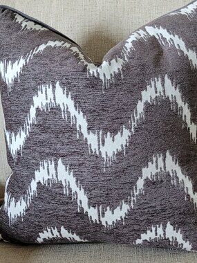 Rodeo Home Pillow COVER Gray and White